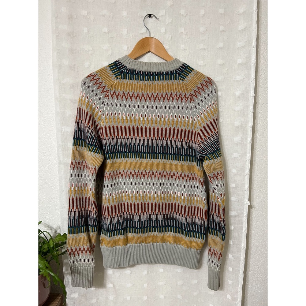 Geometric Retro Fall Colors Sweater 🍂🍁☕️ - Picture 4 of 4
